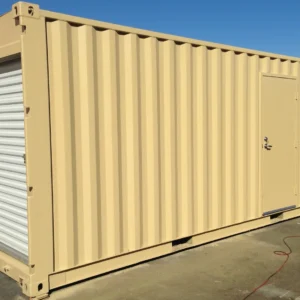 16Ft Storage Container with Roll-Up Door / Man Door & Security Window