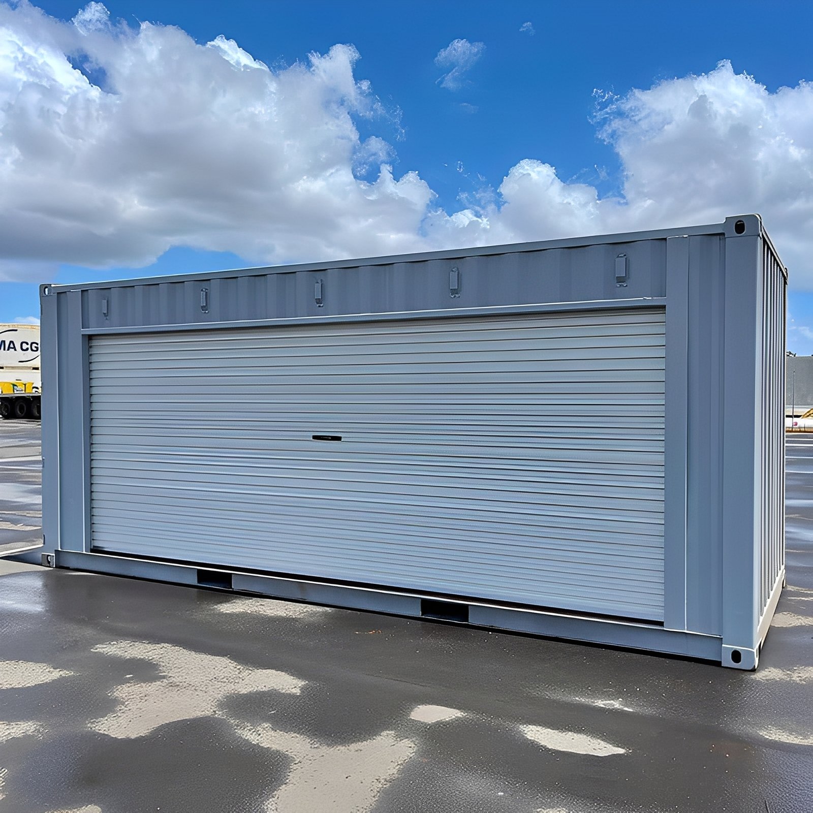 20ft Roll-Up Door Shipping Container - Image 2